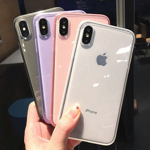 Luxury colorful Transparent Case