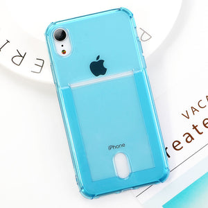 Solid color Transparent Case