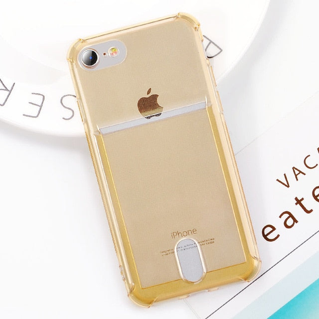 Solid color Transparent Case