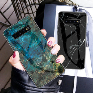 Marble Glass Case