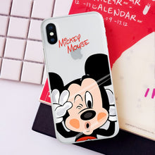 Load image into Gallery viewer, Matte White Minnie Mickey  Case
