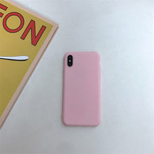 Load image into Gallery viewer, Pure Color Silicone Case