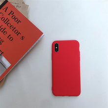 Load image into Gallery viewer, Pure Color Silicone Case
