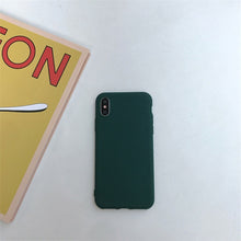 Load image into Gallery viewer, Pure Color Silicone Case
