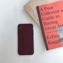 Load image into Gallery viewer, Pure Color Silicone Case