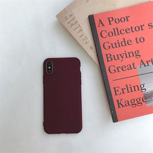 Pure Color Silicone Case